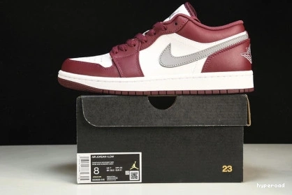 Hyperoad Bordeaux White 1 Low Jordan 0924